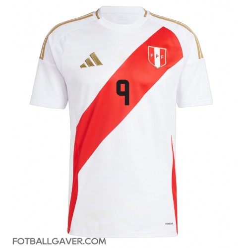 Peru Paolo Guerrero #9 Fotballklær Hjemmedrakt Copa America 2024 Kortermet Peru Paolo Guerrero #9 Fotballklær Hjemmedrakt Copa America 2024 Kortermet